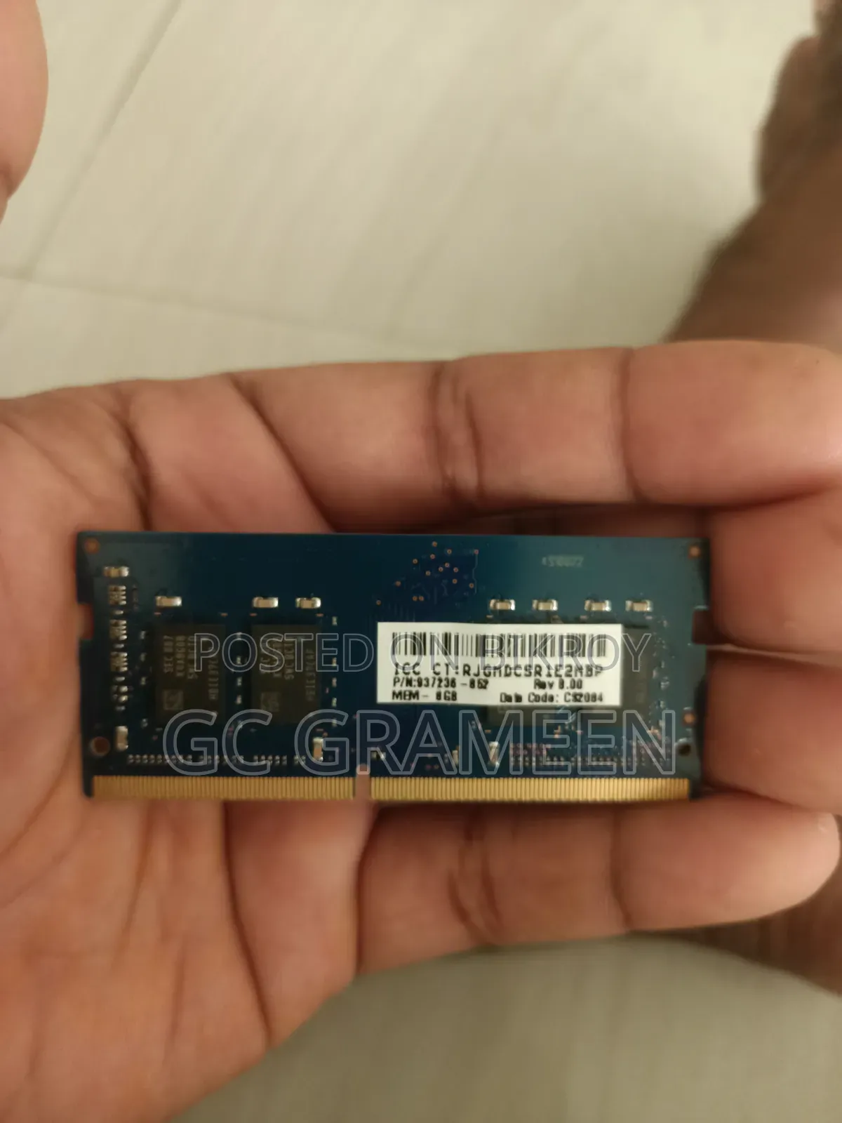 ডিডিআর৪ ৮জিবি ২৬৬৬ মেগাহার্টজ ল্যাপটপ র‍্যাম