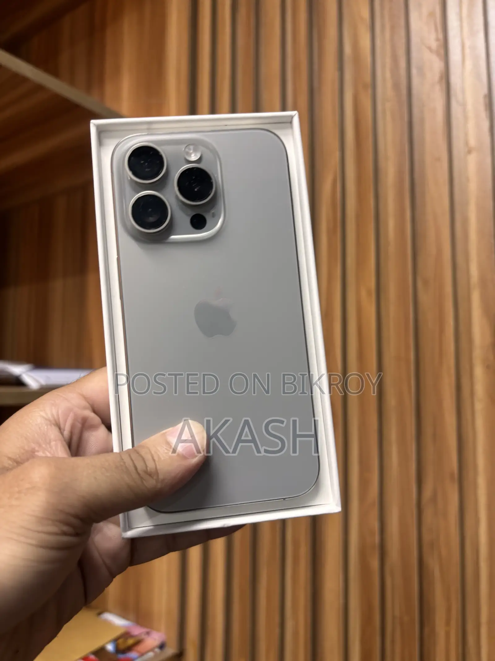 অ্যাপল আইফোন ১৫ প্রো ১২৮ জিবি গ্রে