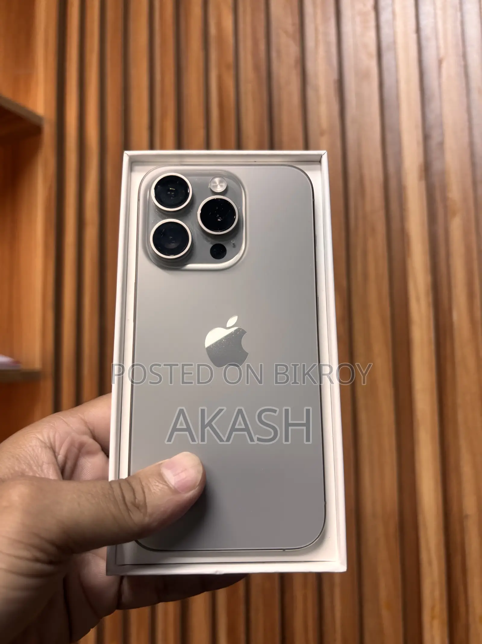 অ্যাপল আইফোন ১৫ প্রো ১২৮ জিবি গ্রে