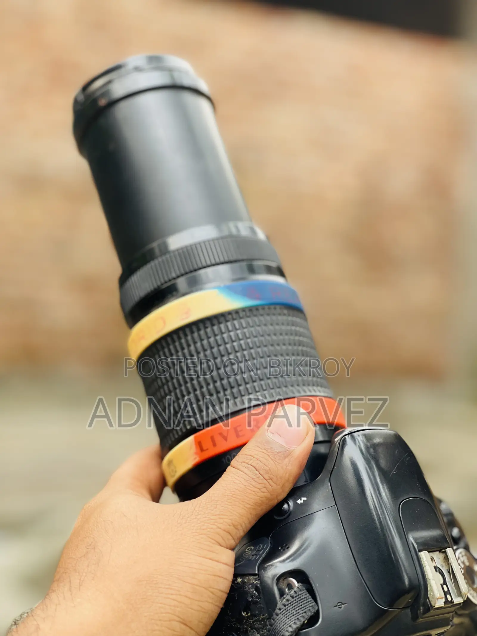Canon 600d With Zoom Lens 75-300