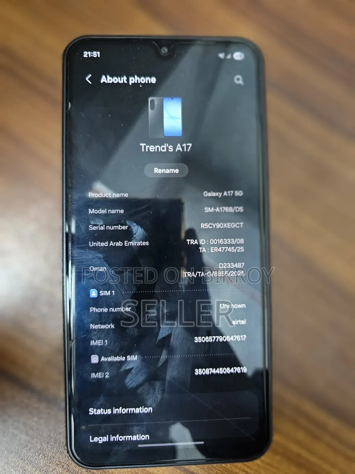 Samsung Galaxy A17 5G 128 GB Black