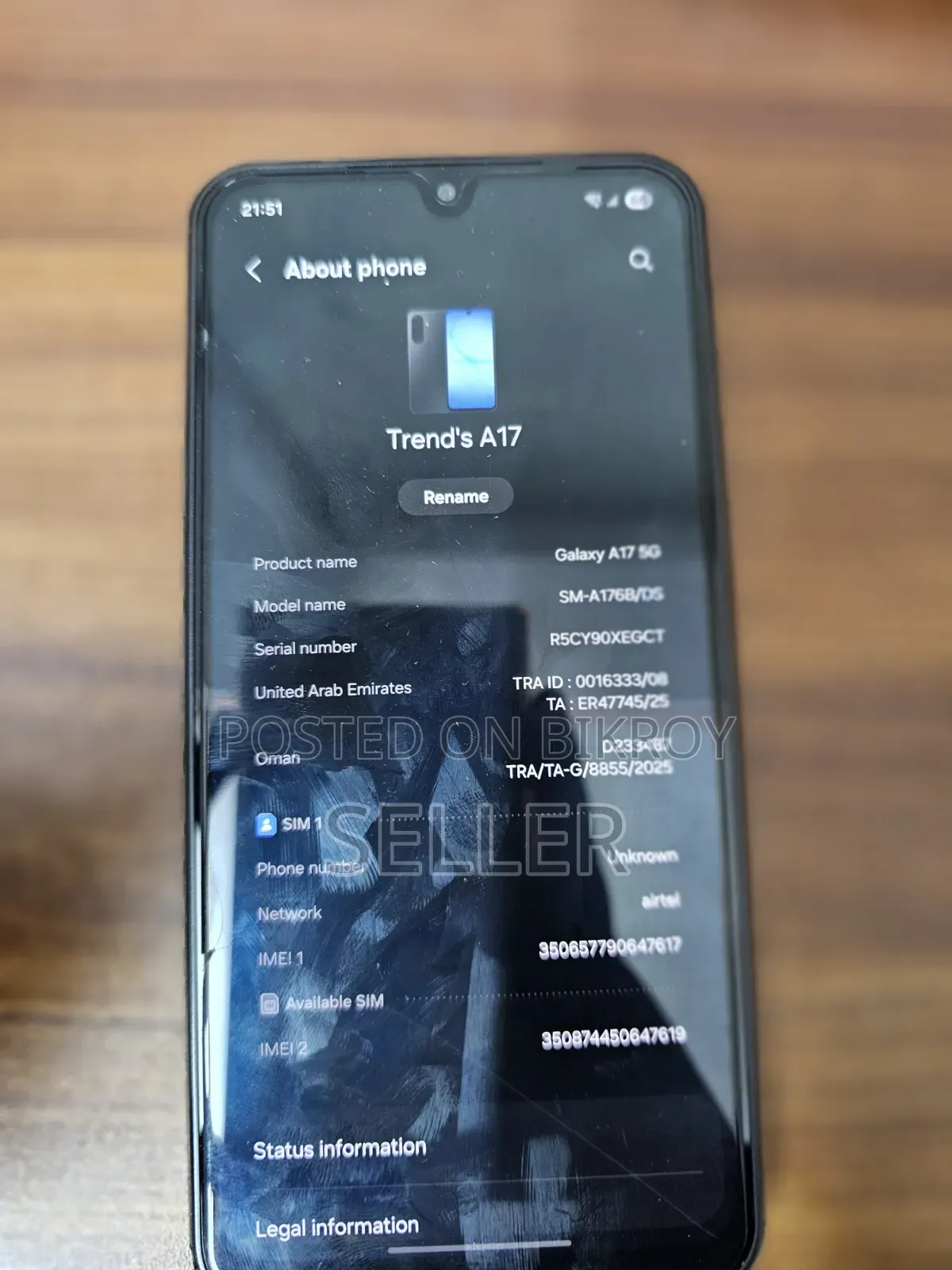 Samsung Galaxy A17 5G 128 GB Black