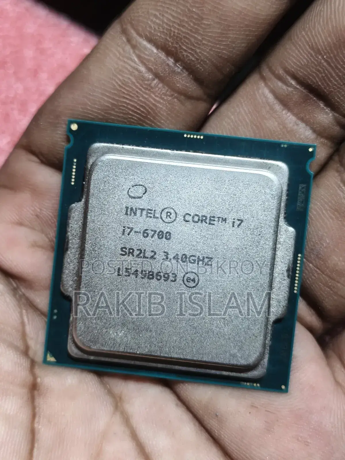 Intel Core I7-6700 6th Gen 3.4 GHZ Processor