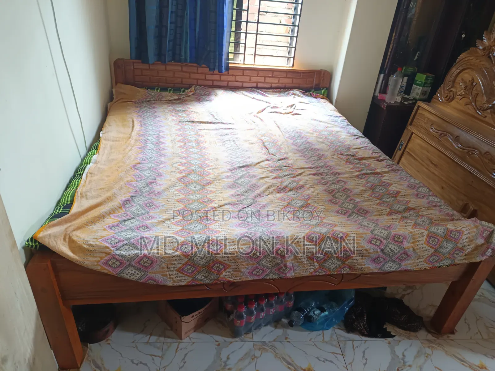 A new bed for sale, this bed has been used for only 25 days