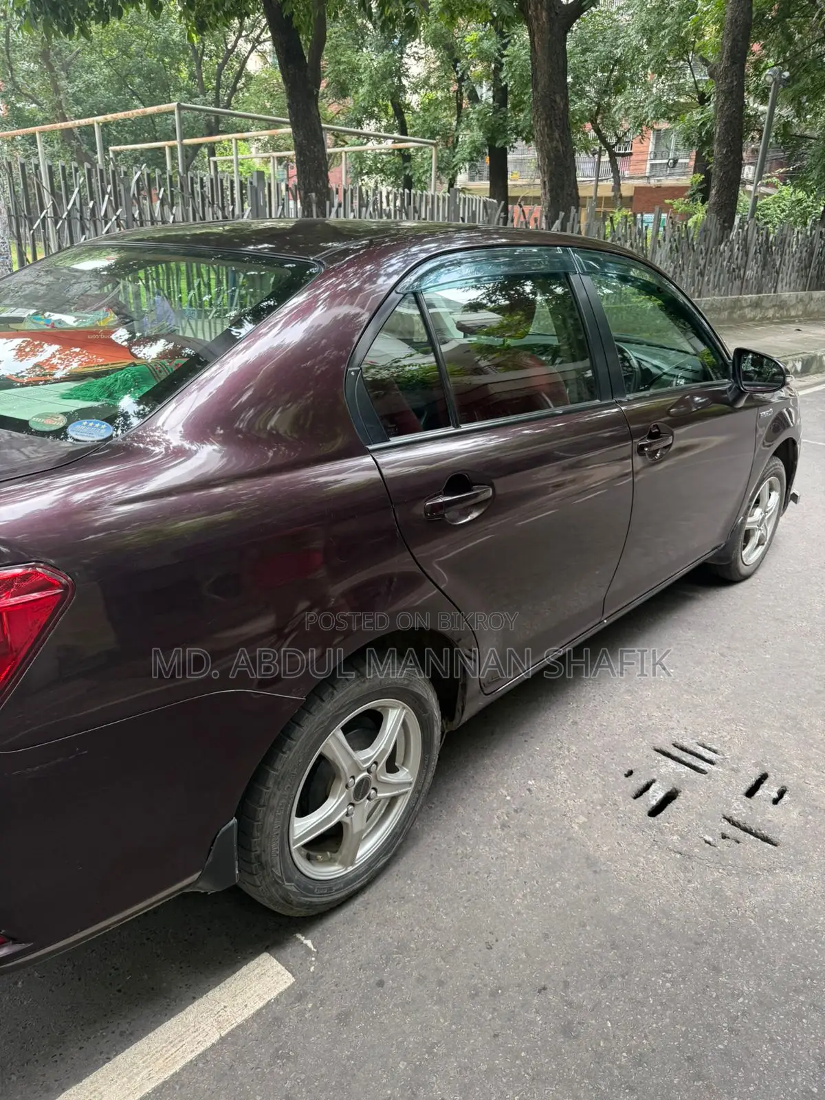 Toyota Axio 2016 Maroon