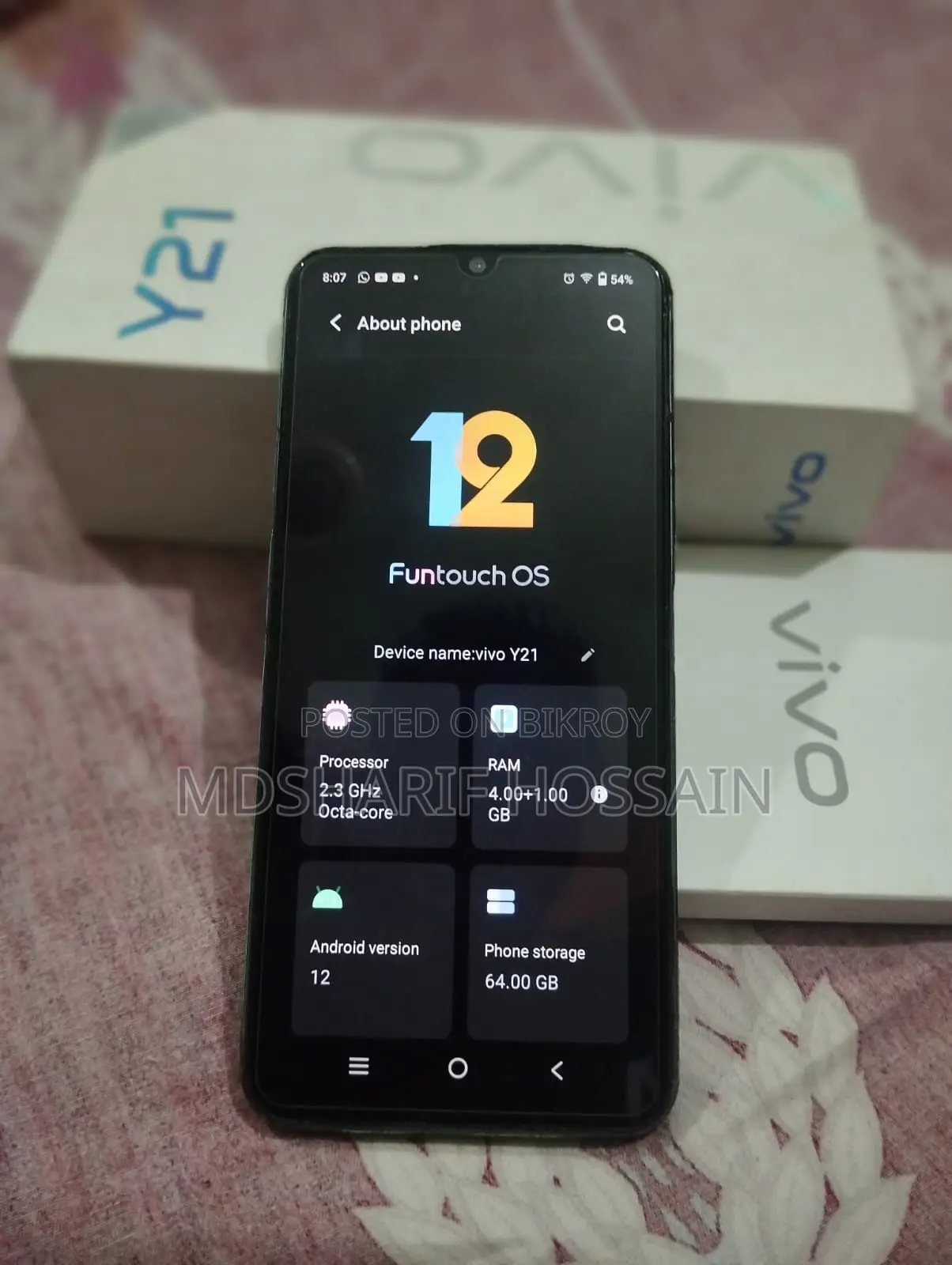 Vivo Y21 64 GB Silver