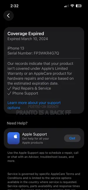 Apple iPhone 13 128 GB Black