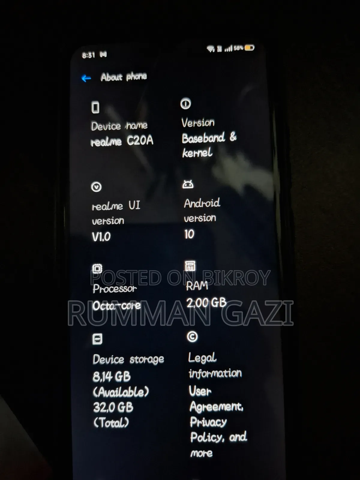 Realme C2 32 GB Blue