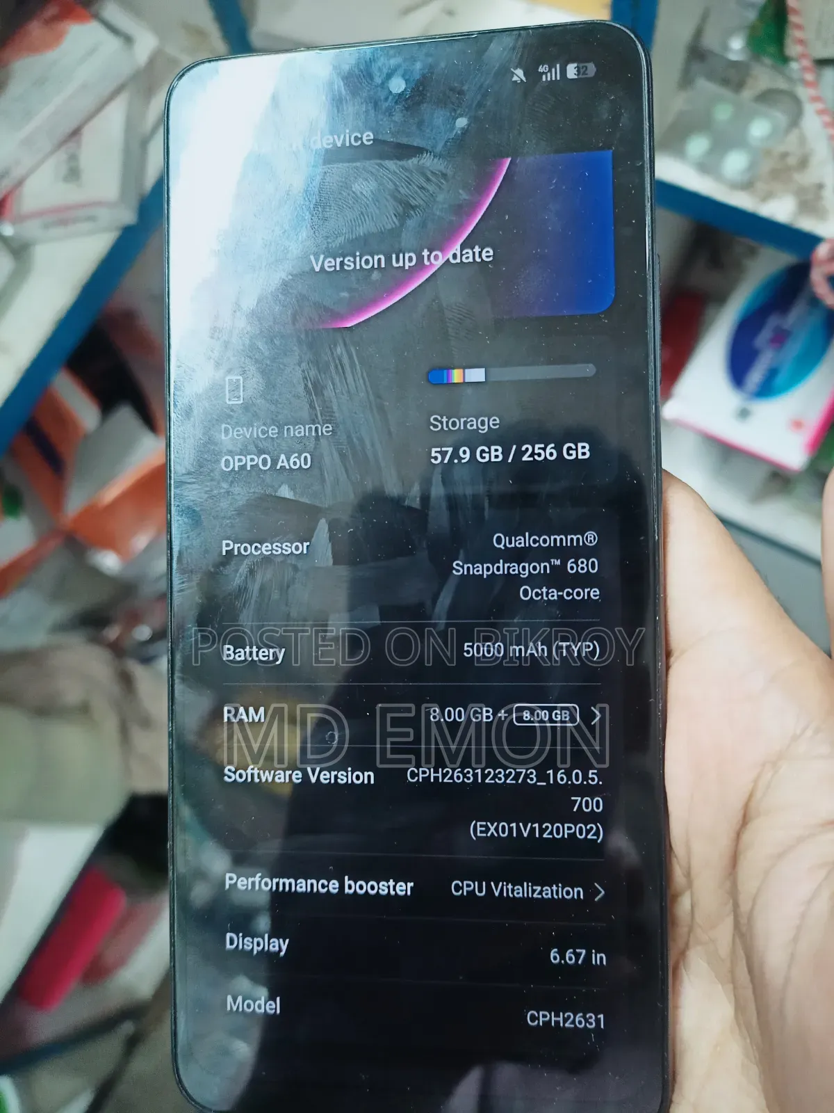 Oppo A60 256 GB Black