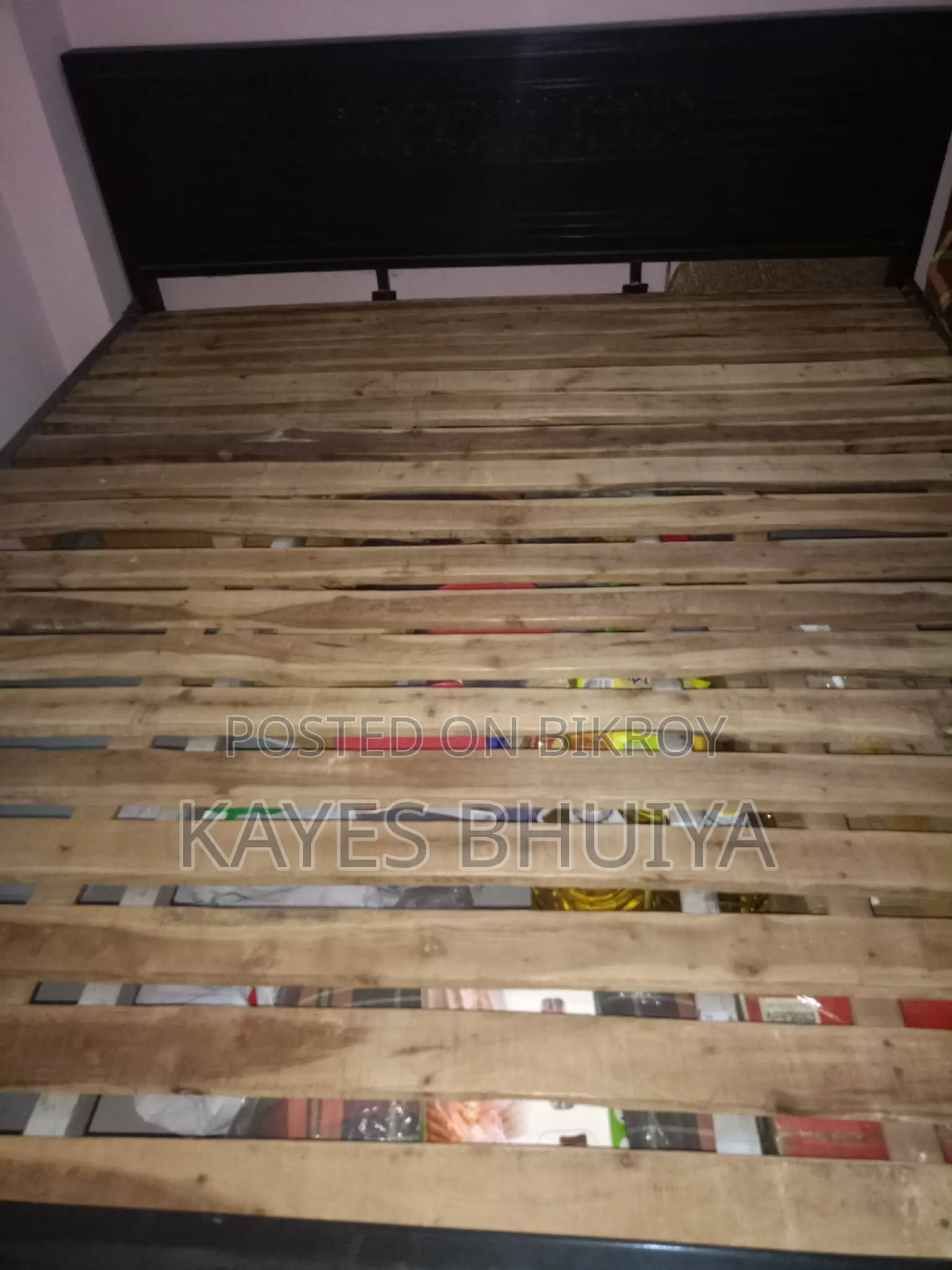 Original Otobi brand sturdy wooden bed for sale