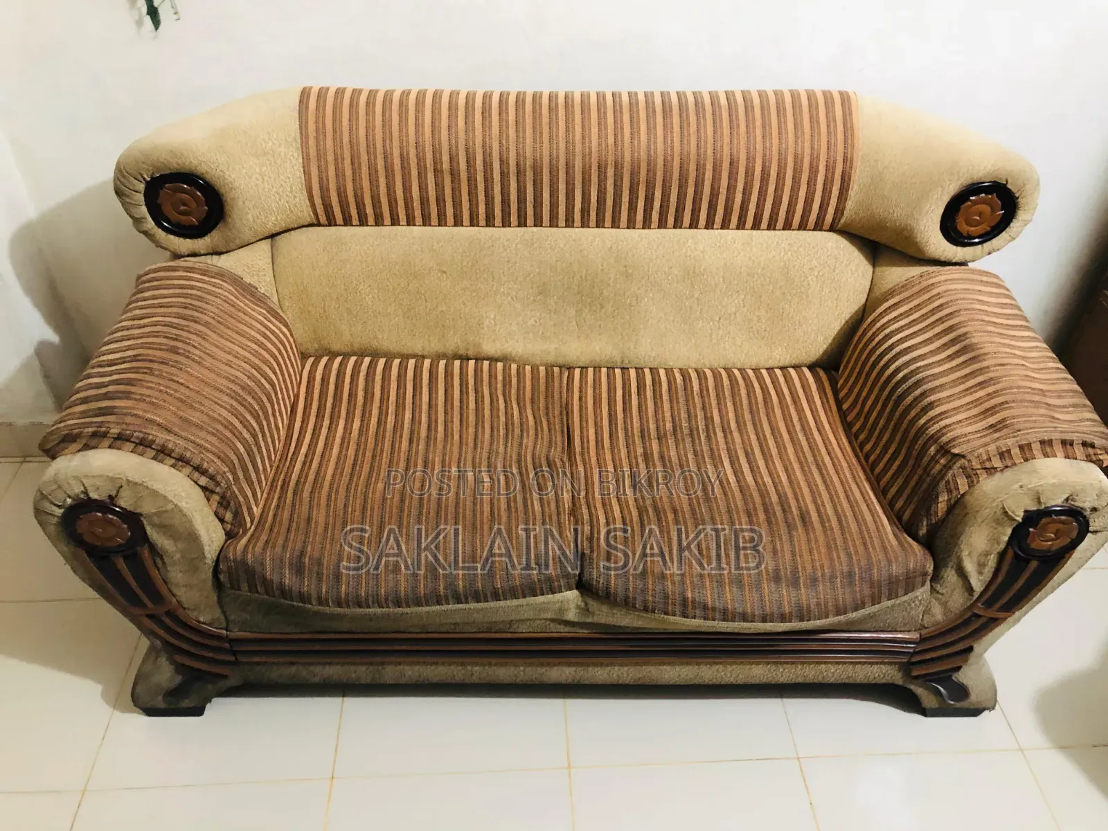 গদি সোফা ২+২+১ (কভার + ৫ বালিশ সহ)