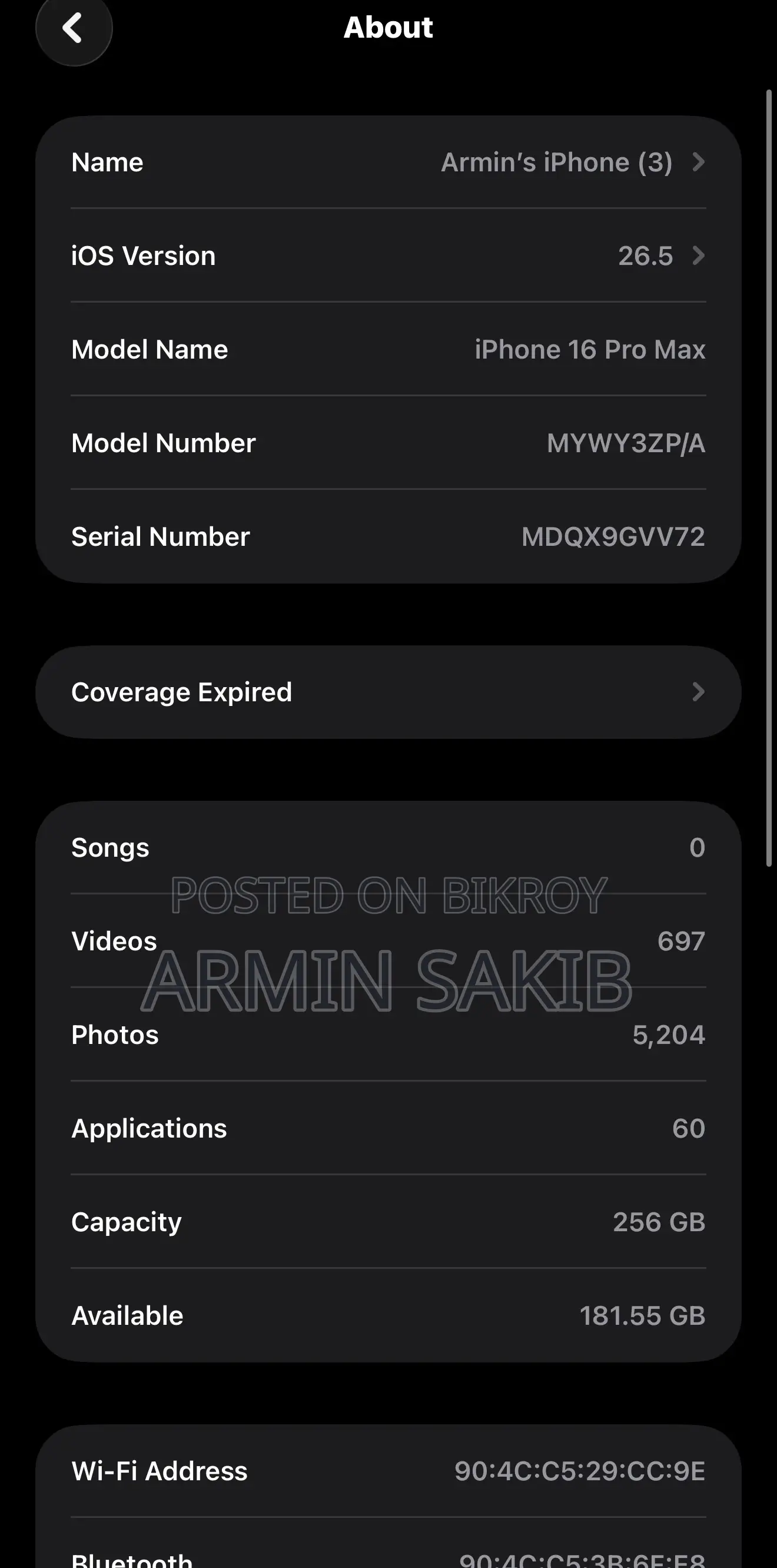 Apple iPhone 16 Pro Max 256 GB