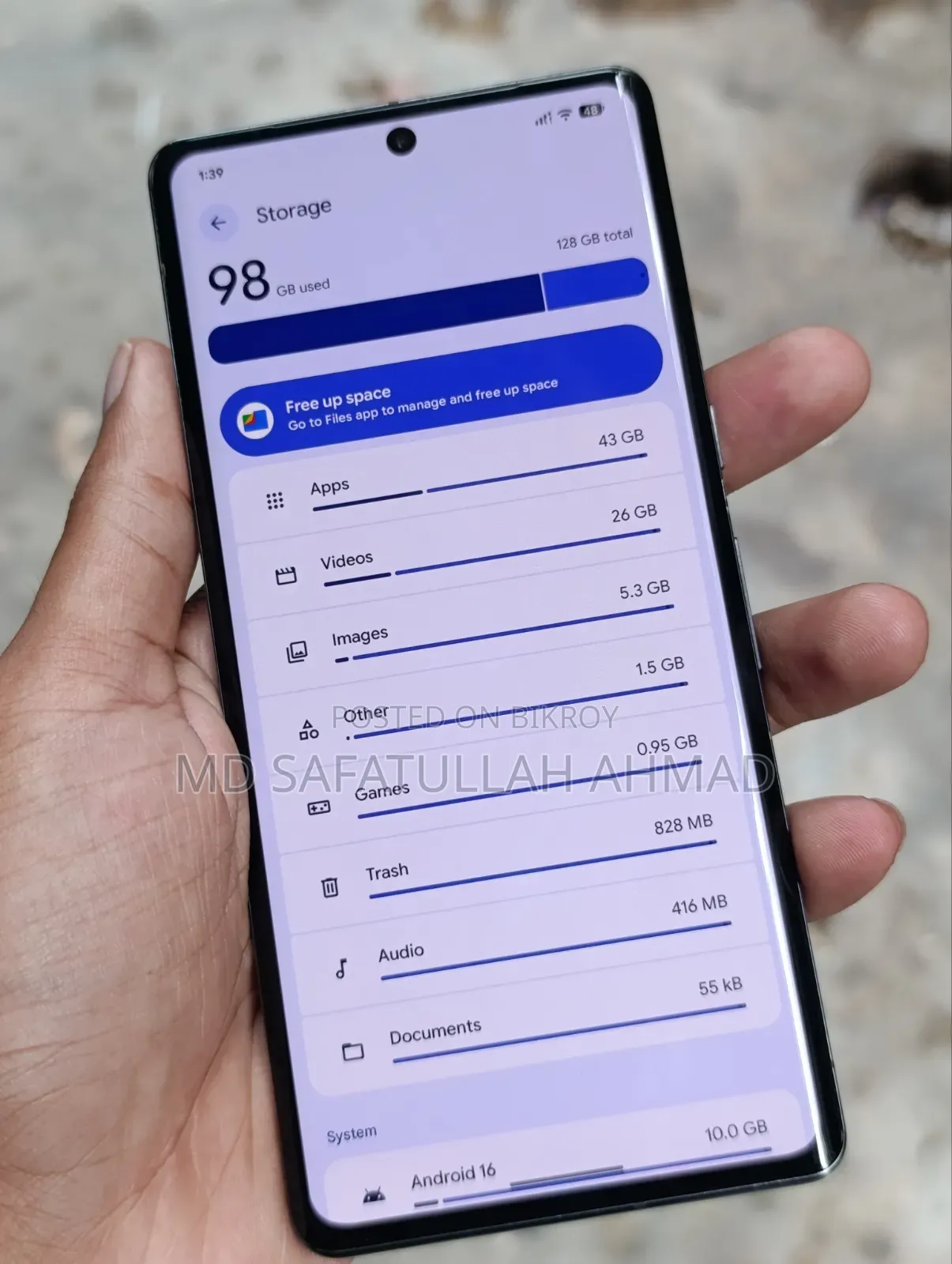 Google Pixel 7 Pro 128 GB Black