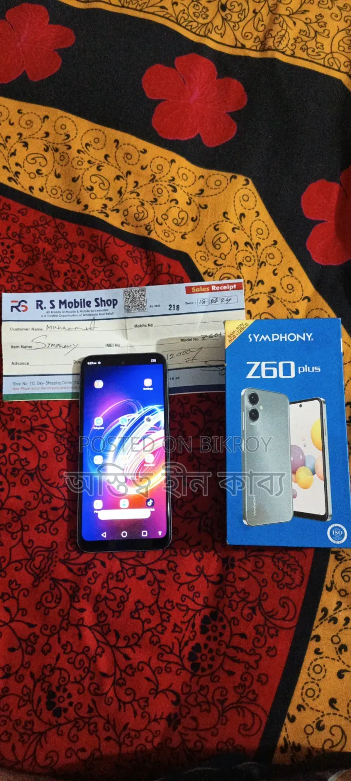 Symphony Z60 Plus 128 GB Blue