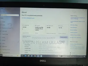 ল্যাপটপ ডেল ভোস্ট্রো ৩৪০০ ৮জিবি ইন্টেল কোর আই৫ এইচডডি+এসএসডি ১টিবি