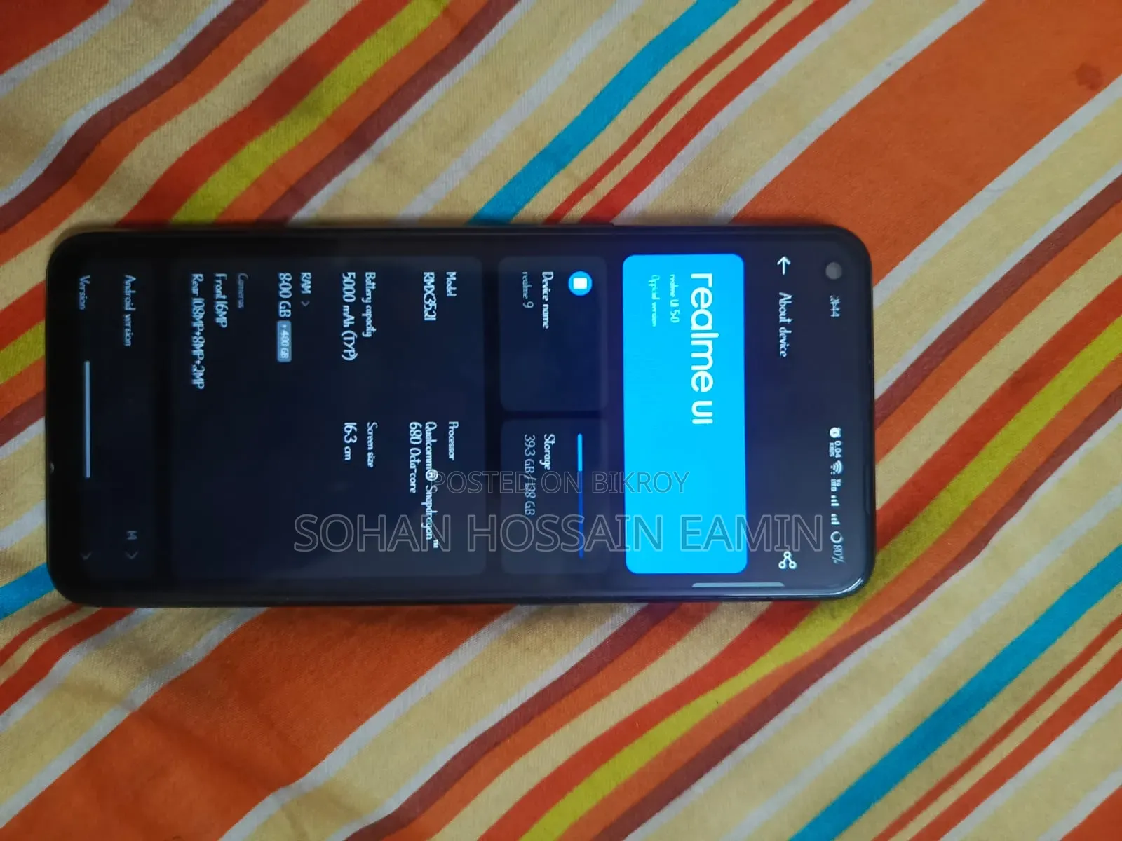 Realme 9 128 GB Black
