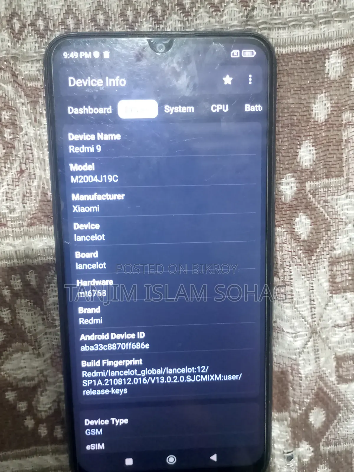 Xiaomi Redmi 9 64 GB Black