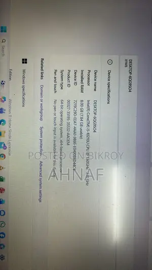 Laptop Lenovo Ideapad 3 8GB Intel Core I5 HDD+SSD 1T