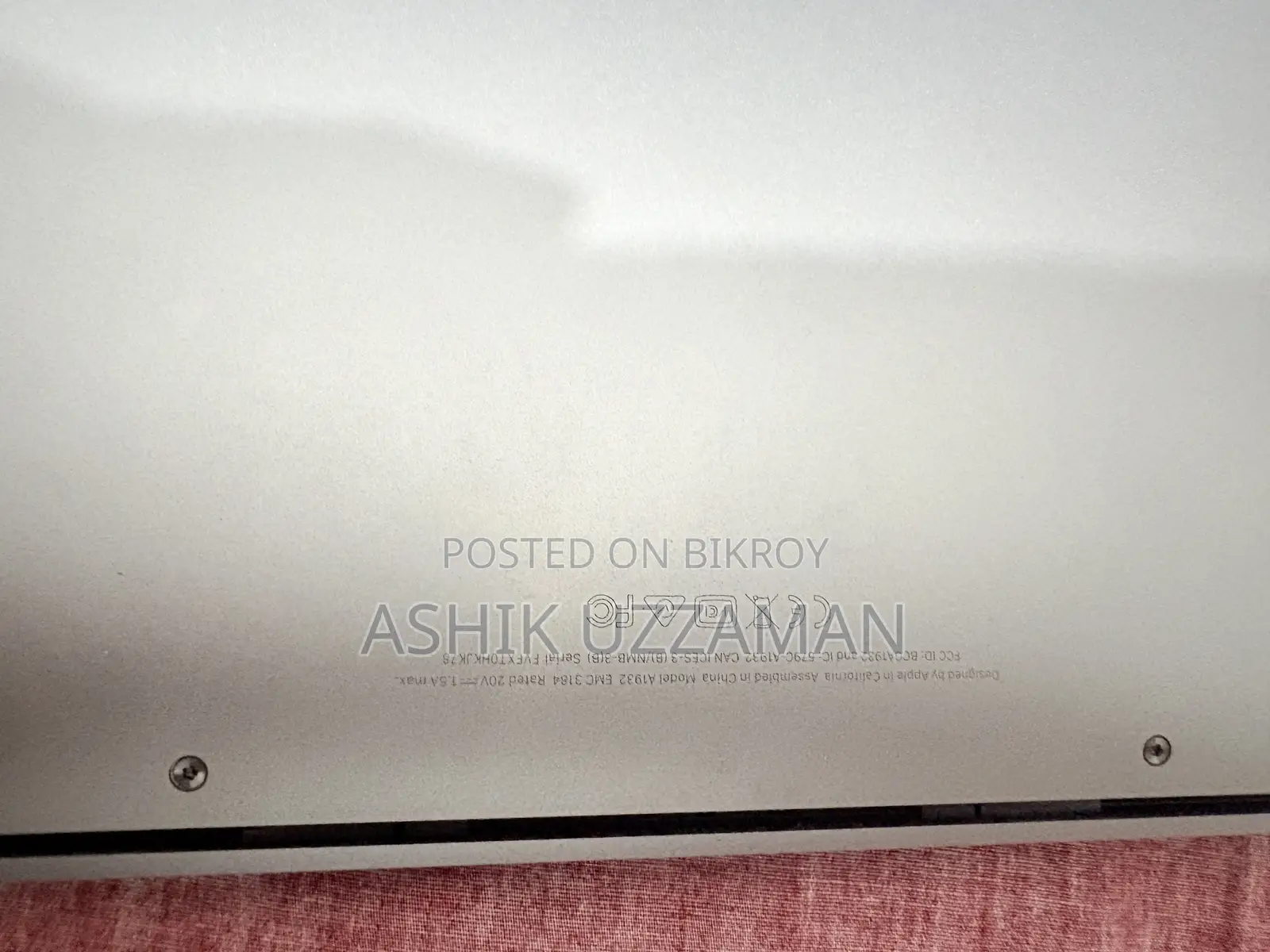 Laptop Apple MacBook Air 2019 8GB Intel Core I5 SSD 128GB