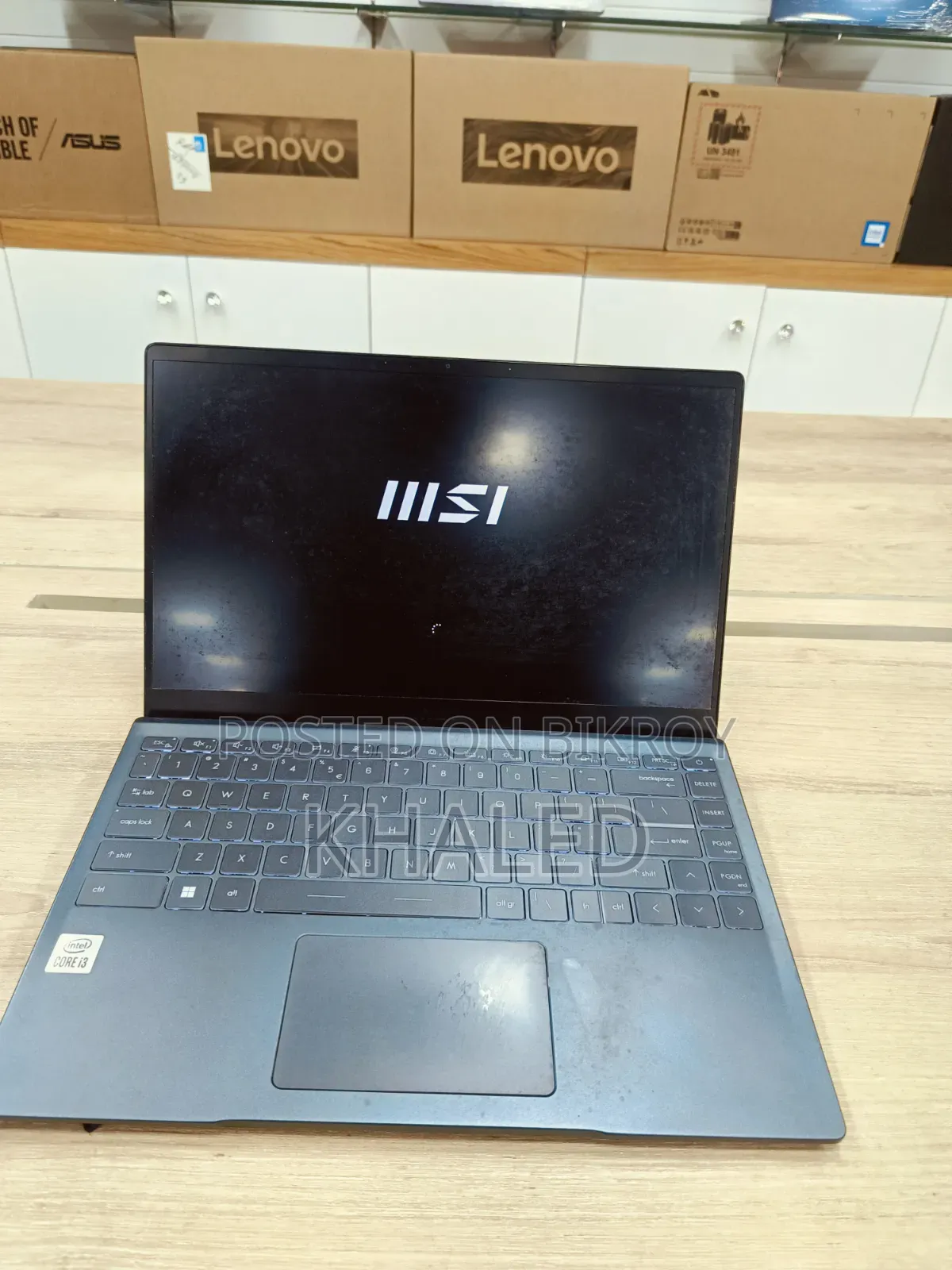 Laptop MSI 8GB Intel Core I3 SSD 256GB