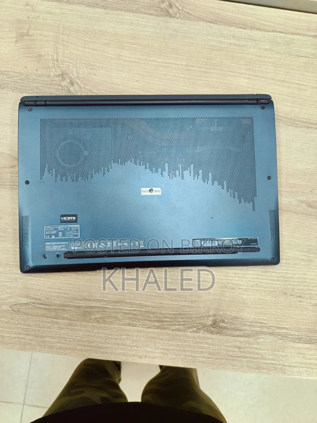 Laptop MSI 8GB Intel Core I3 SSD 256GB
