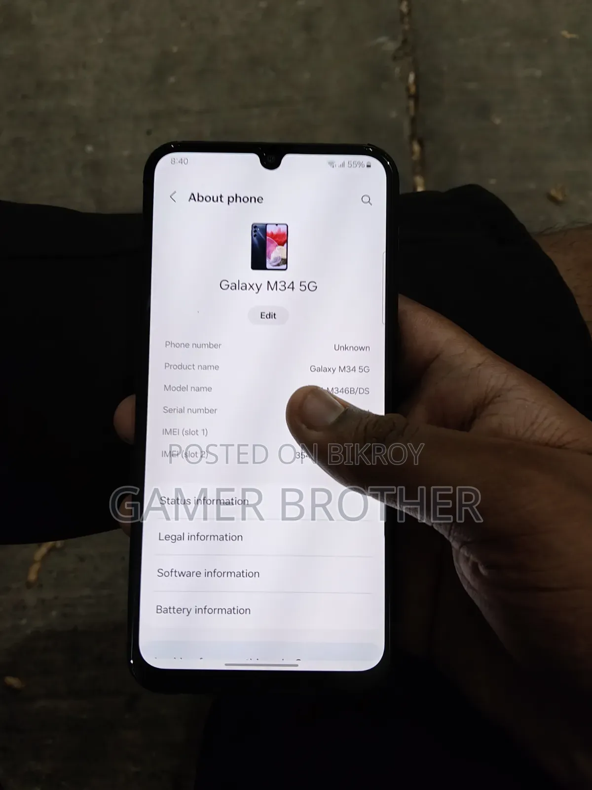 New Samsung Galaxy M34 5G 128 GB Purple