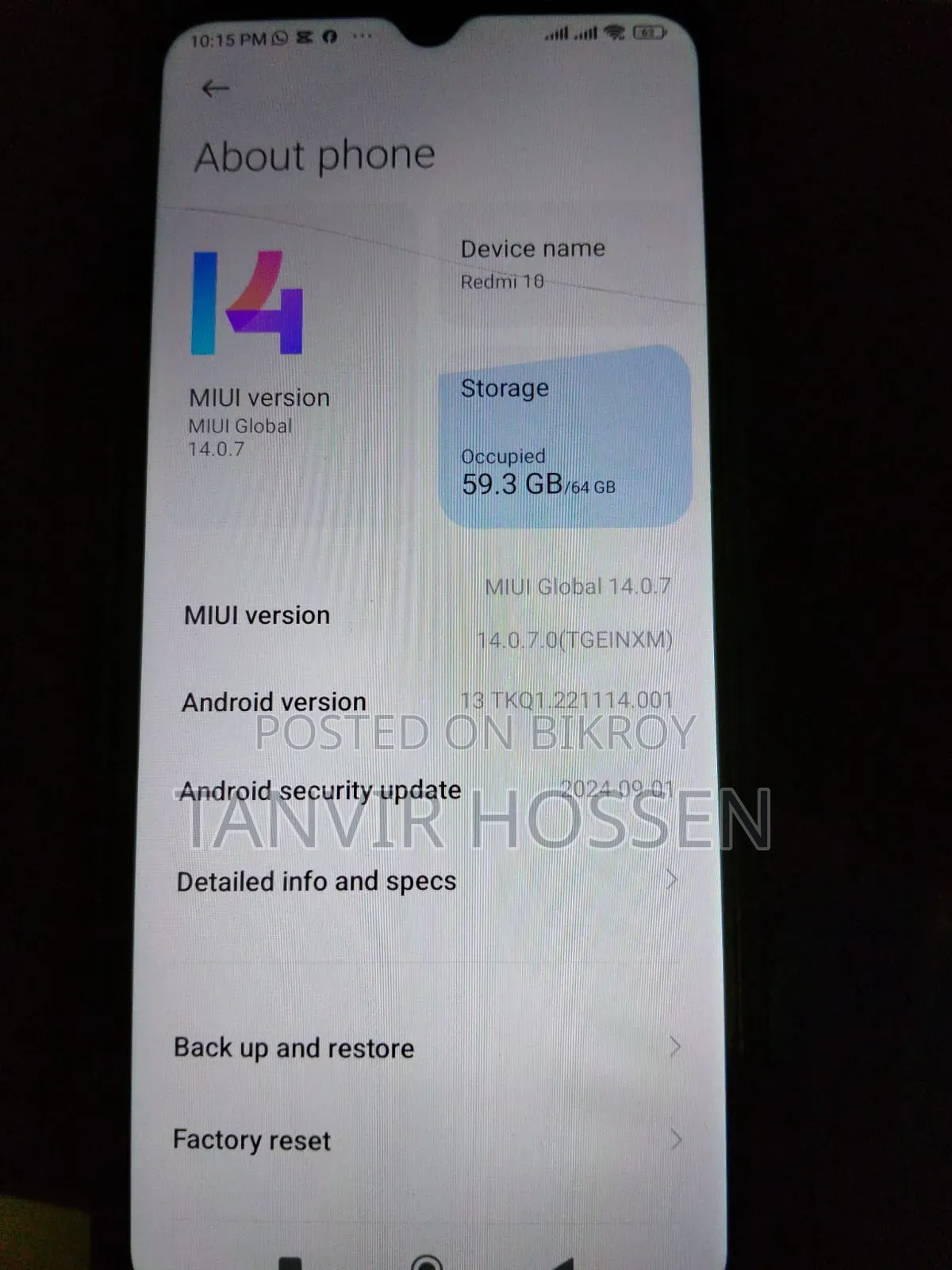 Xiaomi Redmi 10C 64 GB Black