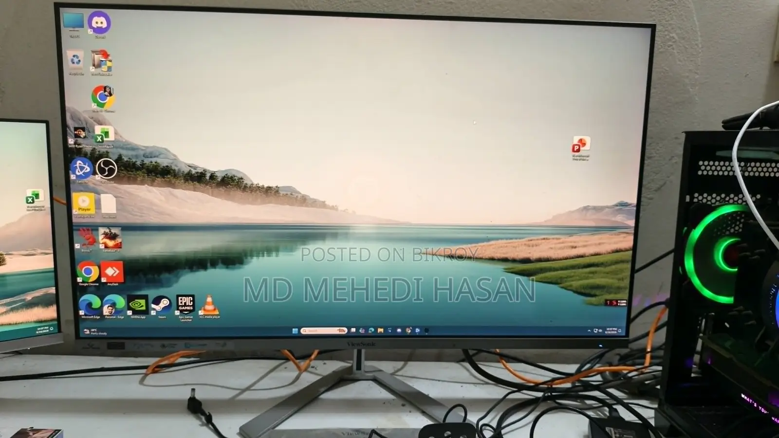 Viewsonic Vx3276--MHD-2 32" Ips QHD 75hz Monitor