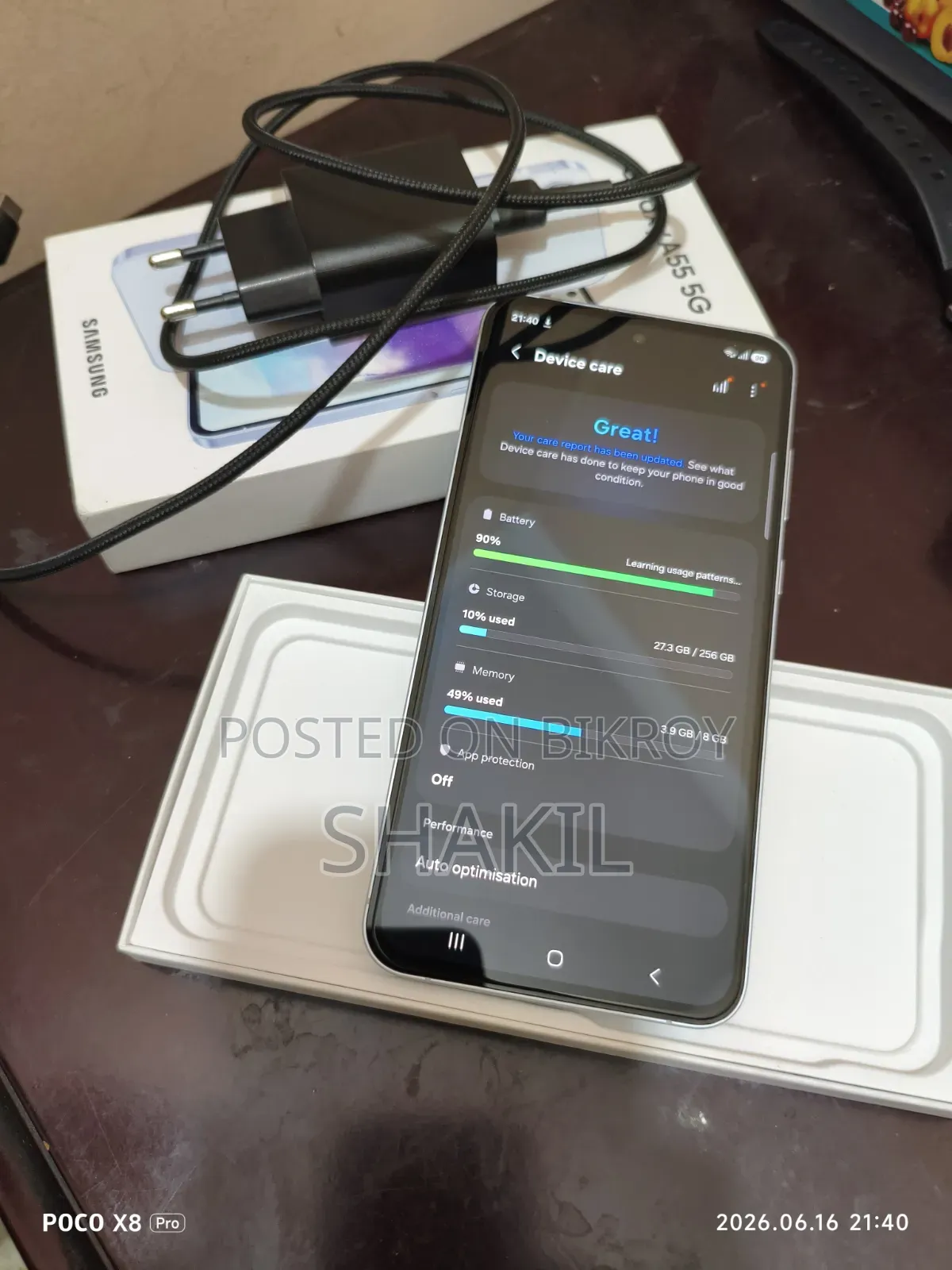 New Samsung Galaxy A55 256 GB White