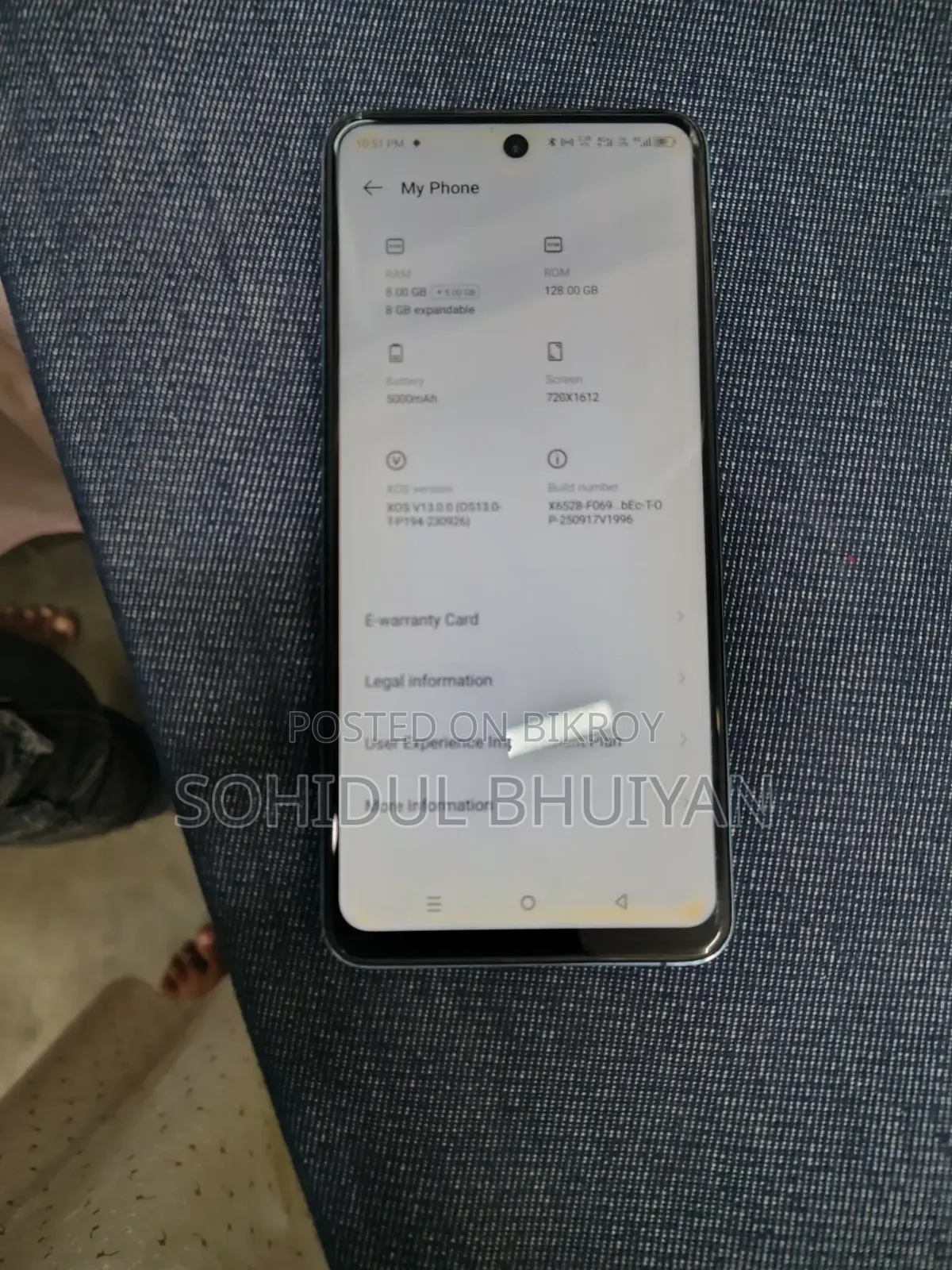 Infinix Hot 40i 128 GB Blue