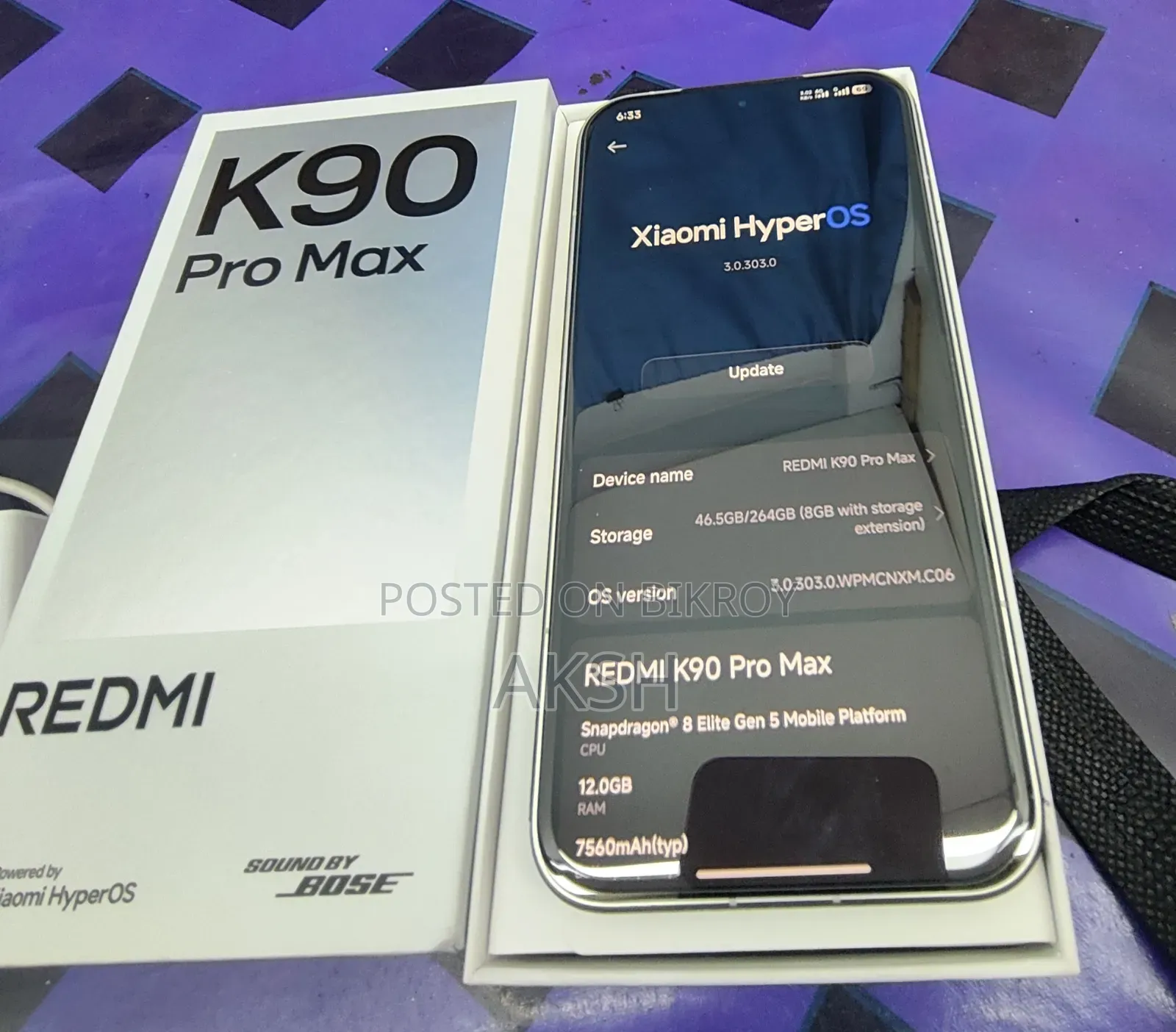 Xiaomi Redmi K90 Pro Max 256 GB White