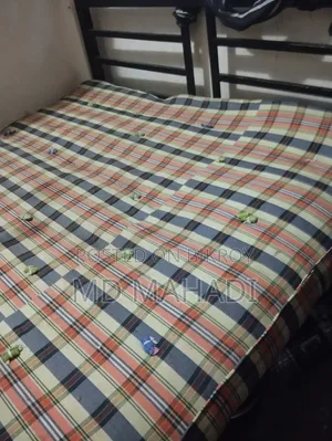 Steel Almirah and Bed