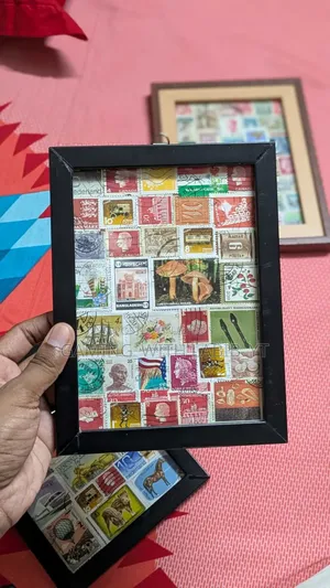 Foreign and Bd Stamps With Frame!