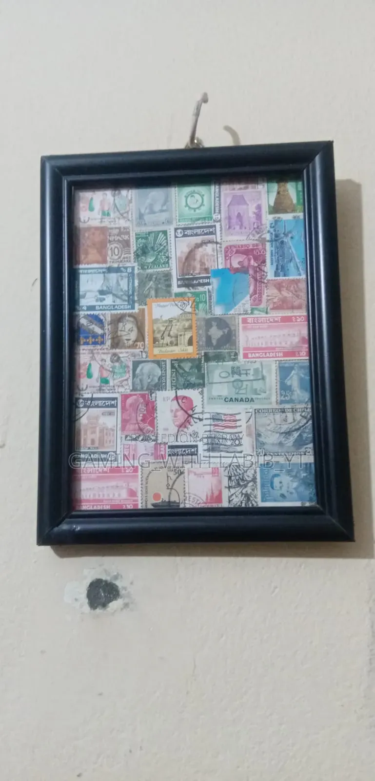 Foreign and Bd Stamps With Frame!