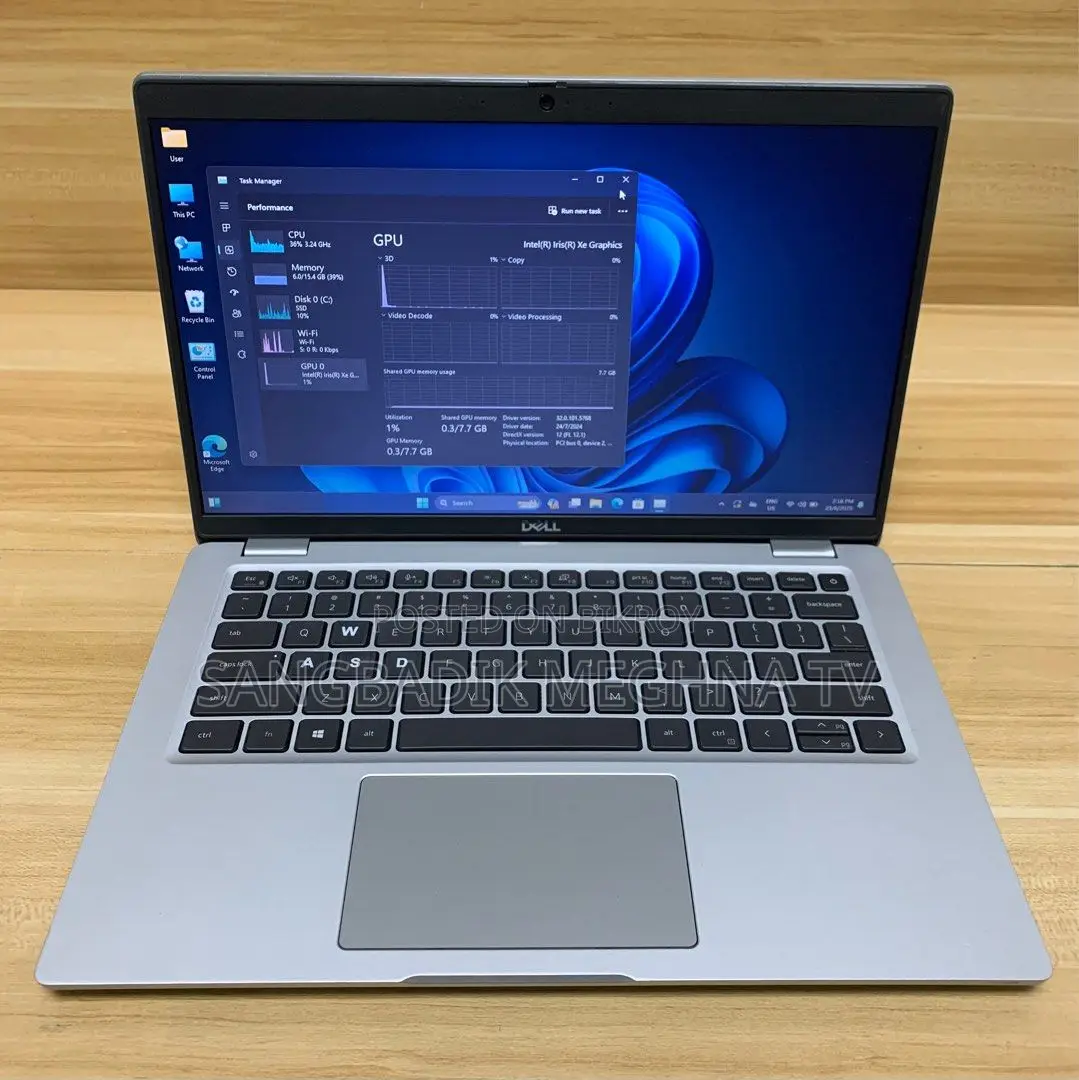Laptop Dell 3GB Intel SSD 256GB