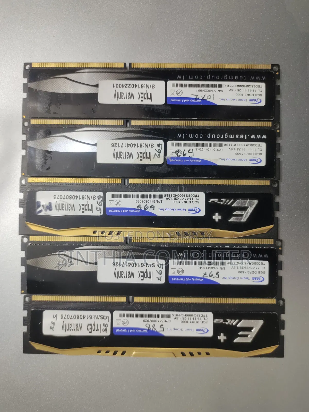 8 Gb Ddr-3 Heatsink Desktop Ram