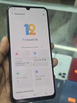 Vivo V21e 128 GB Black
