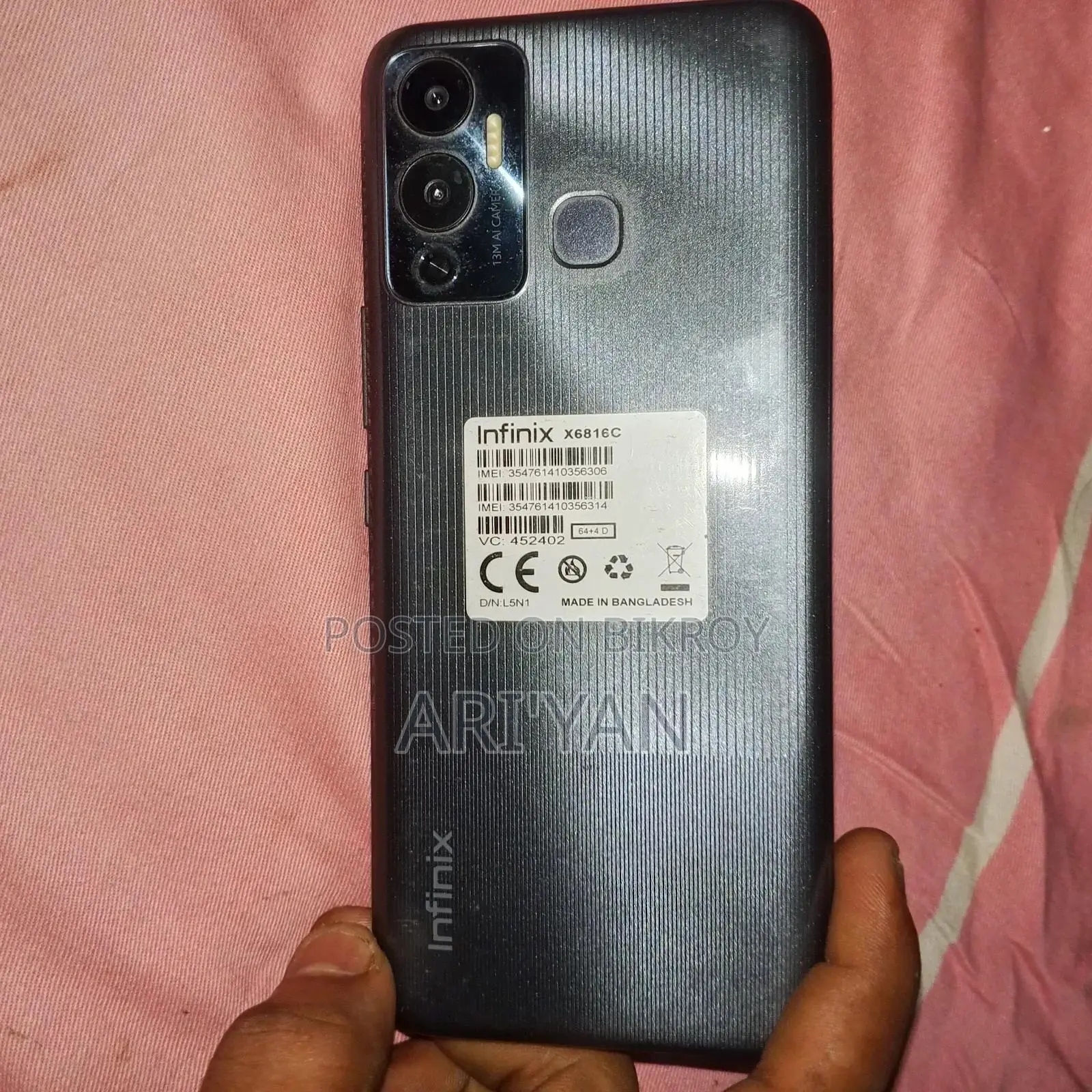 Infinix Hot 12 Play 64 GB Black