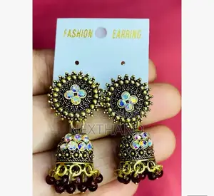 Antique Metal Jhumka Earring