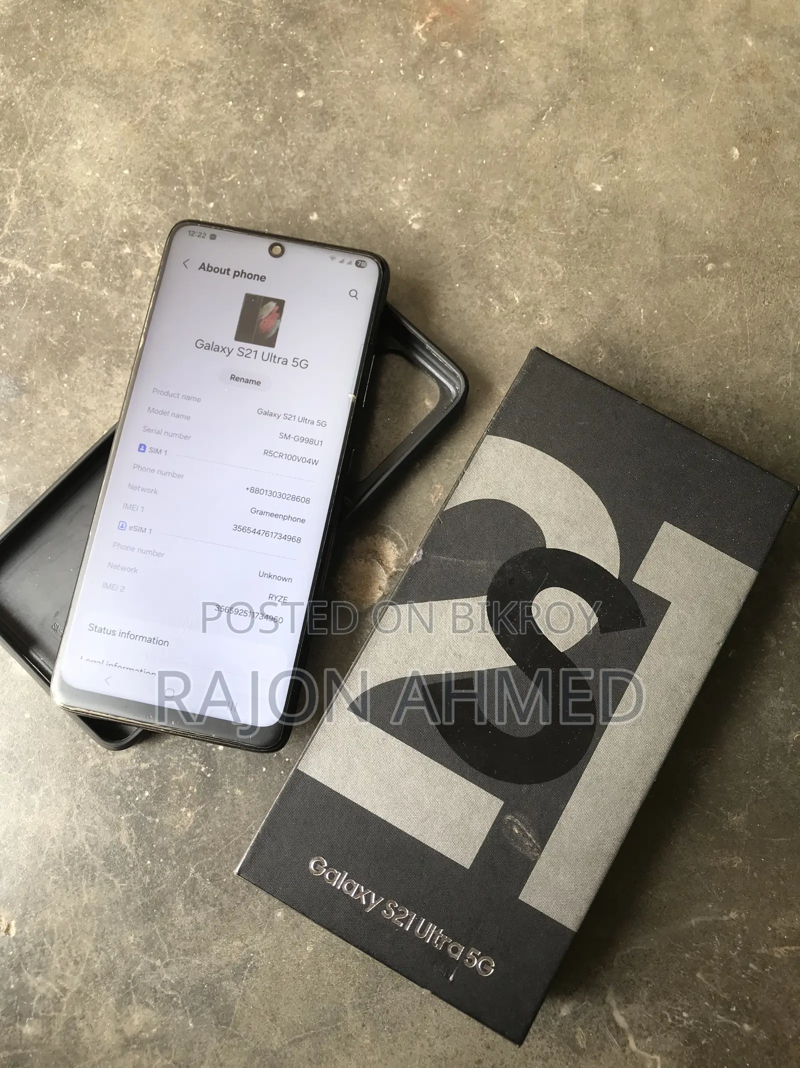 Samsung Galaxy S21 Ultra 5G 128 GB Black