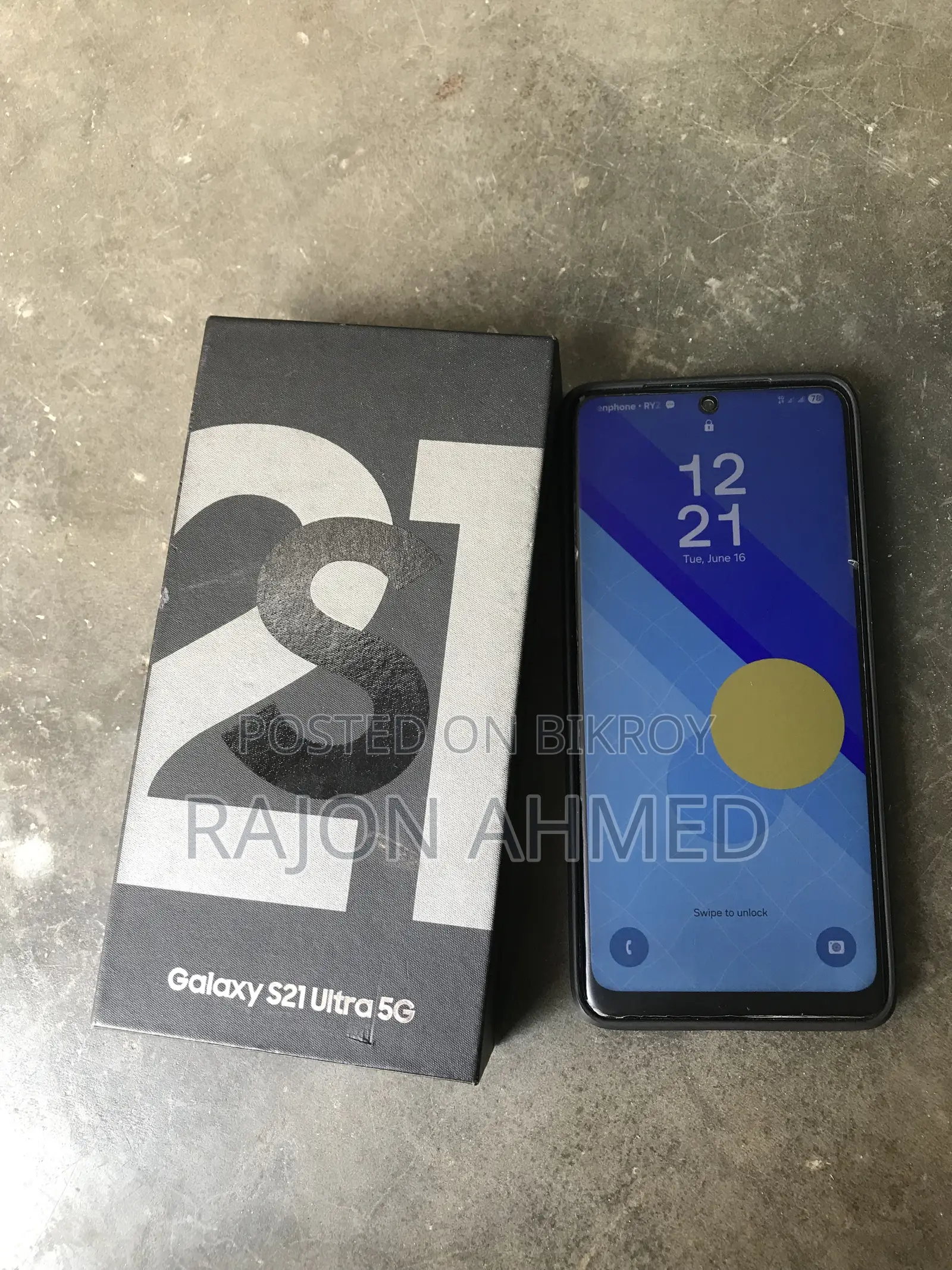 Samsung Galaxy S21 Ultra 5G 128 GB Black