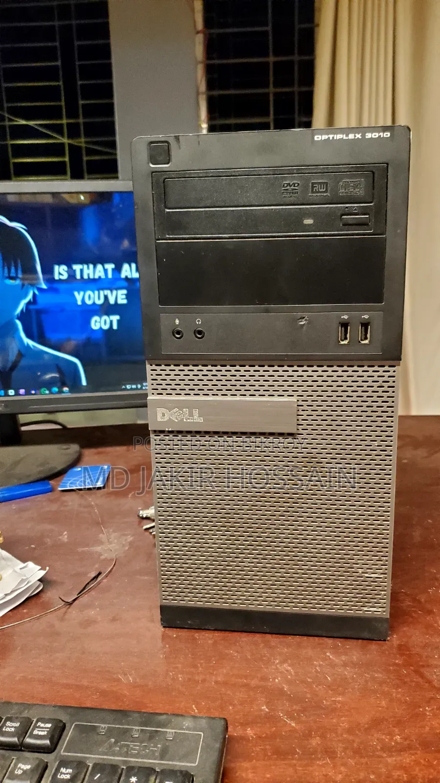Desktop Computer Dell OptiPlex 3010 8GB Intel SSD 128GB