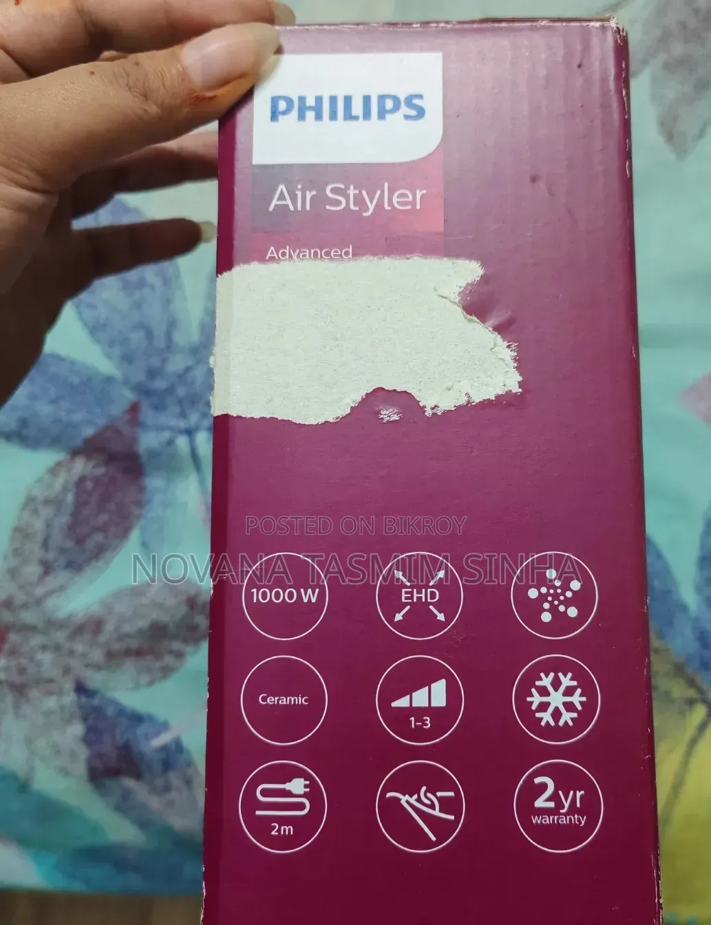 Philips Hp8656 Original Air Styler 1000w With All Attachments