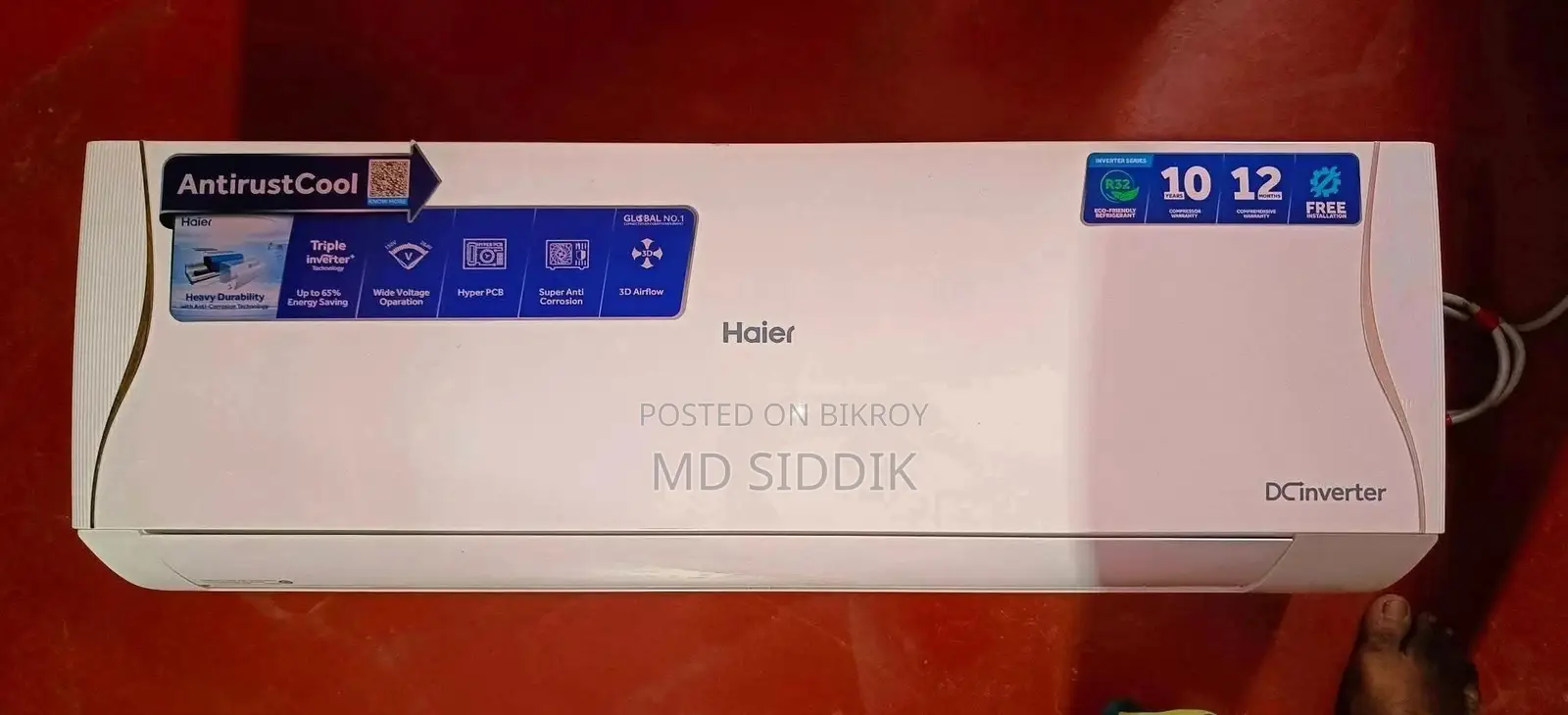 Haier 1.5 Ton AntirustCool DC Inverter AC