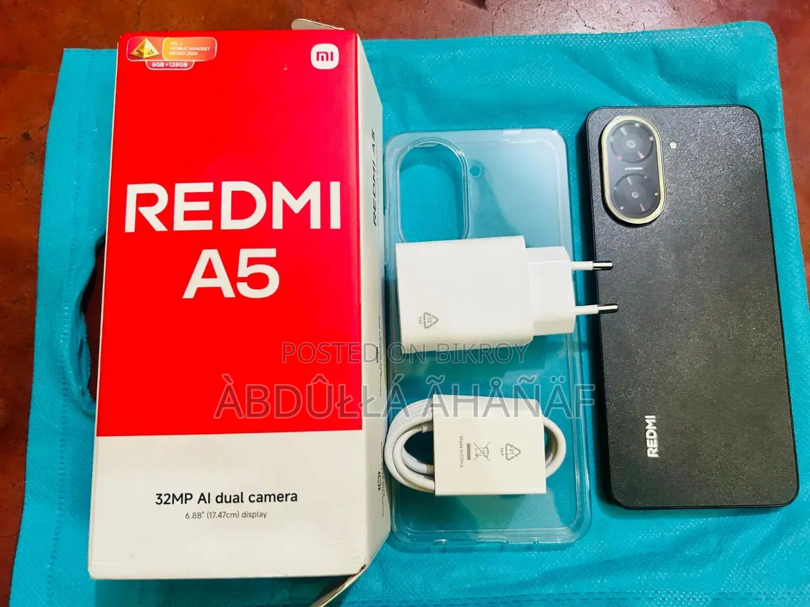 New Xiaomi Redmi A5 4G 128 GB Black