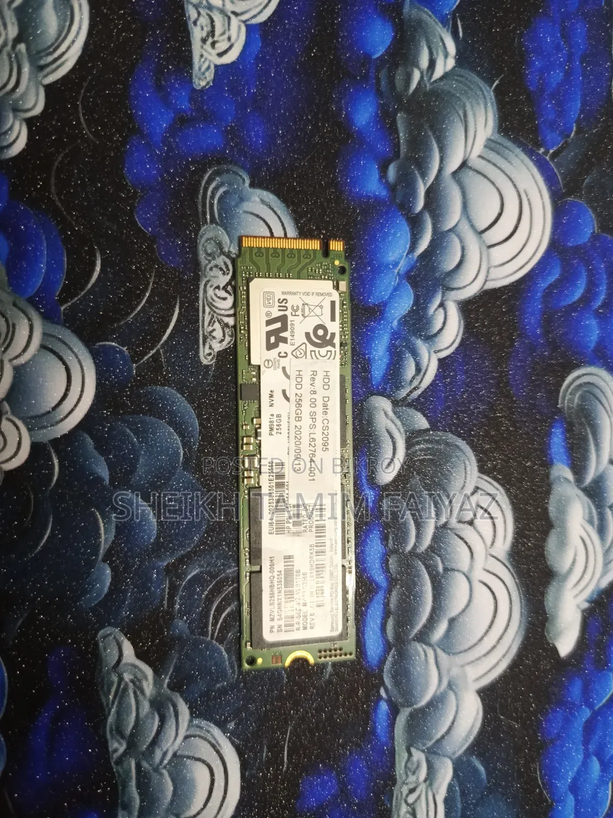 Samsung Pm981a Nvme 256gb SSD