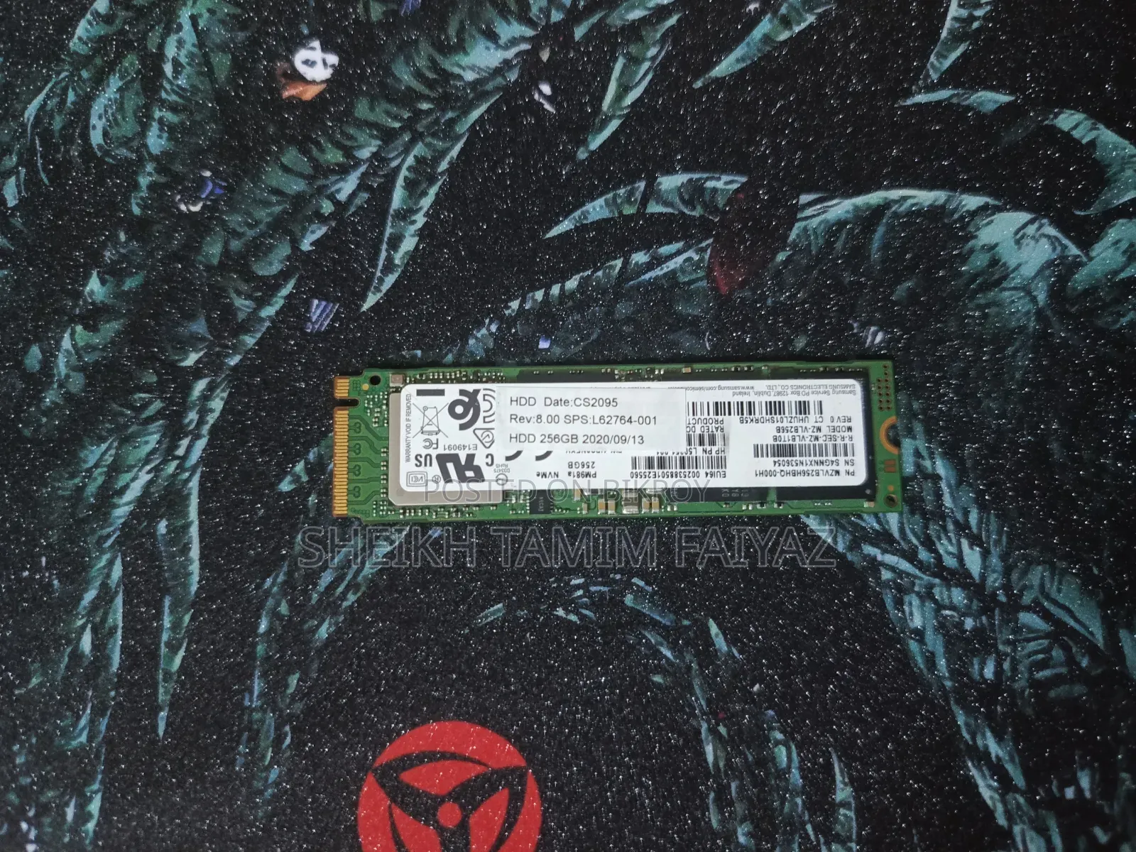 Samsung Pm981a Nvme 256gb SSD