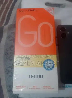New Tecno 64 GB Black