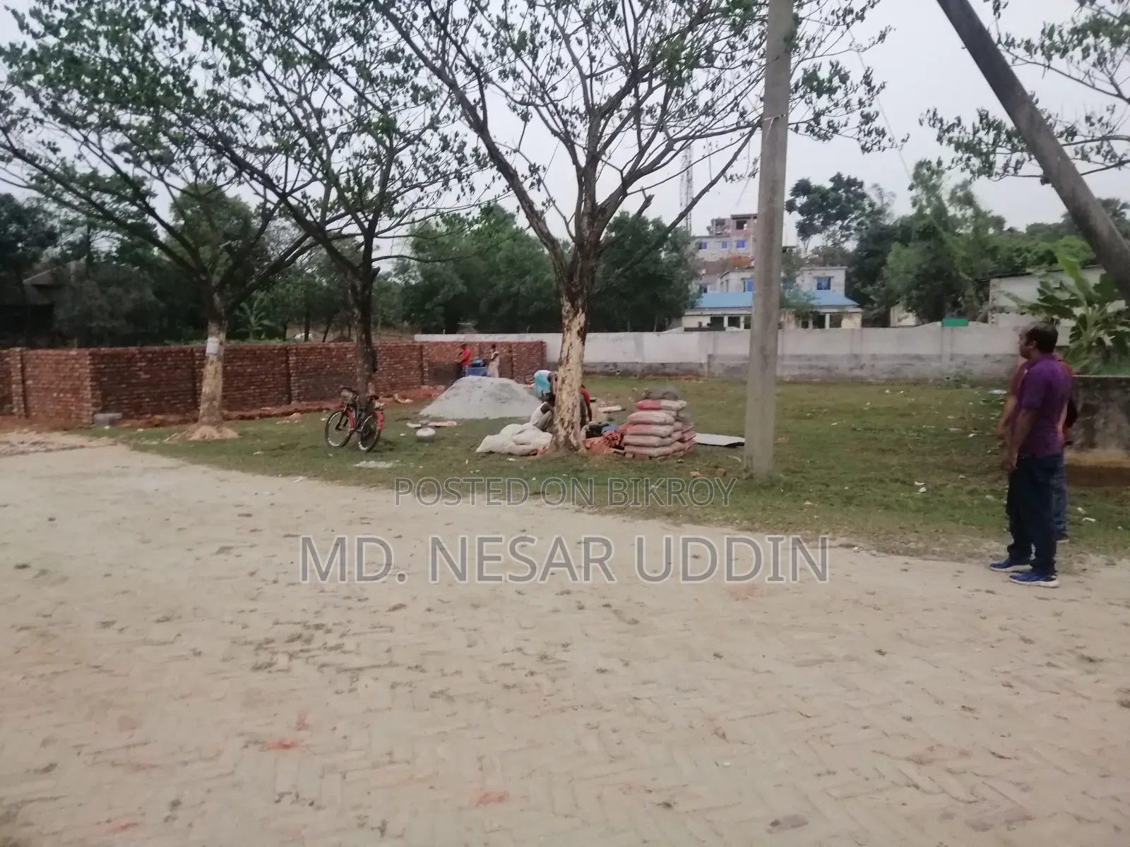 5 Katha Plot At Ashulia Model Town Will Be Sold. Avenue Road Plot