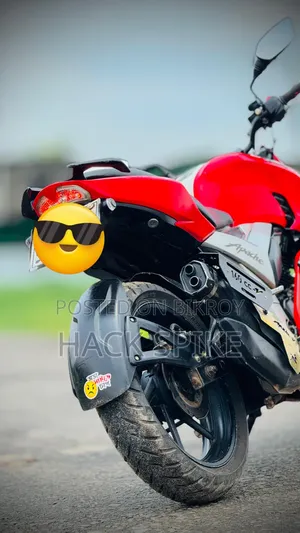 TVS Apache RTR 160 4V 2019 Red